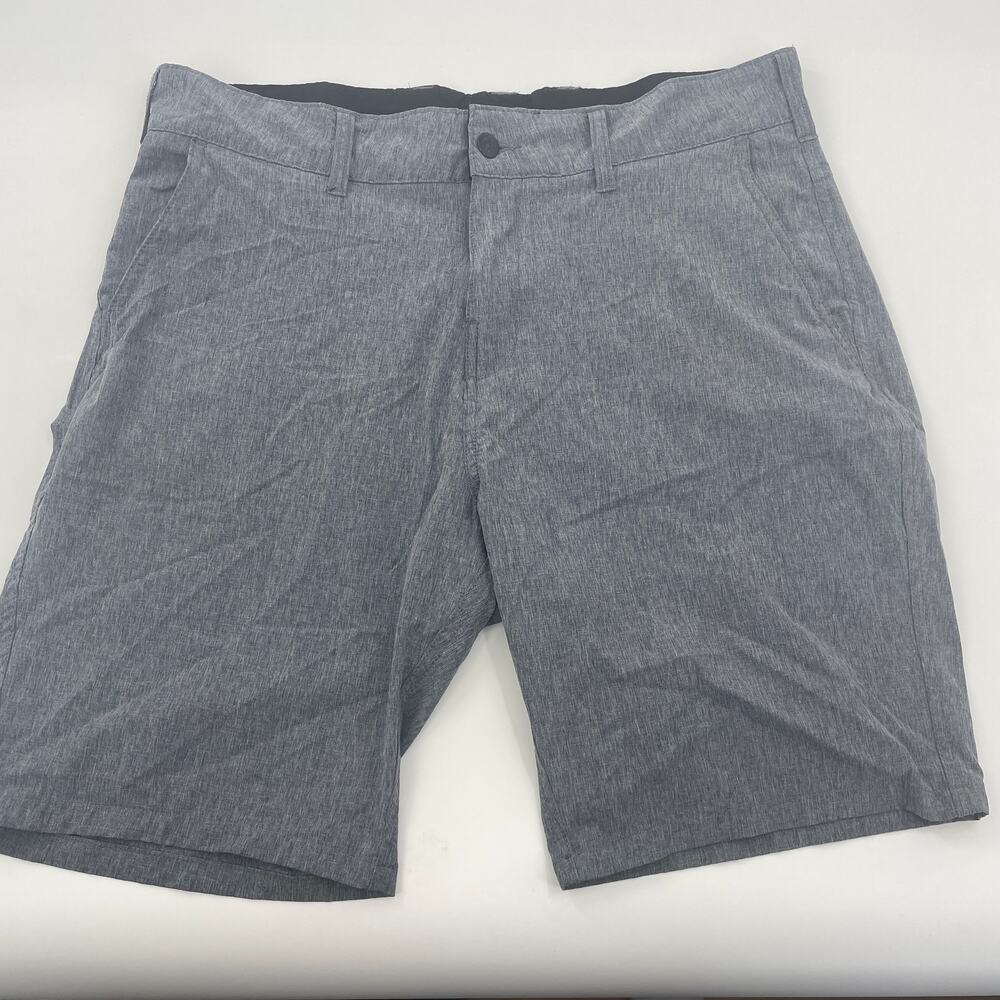 TRUNKS Shorts Casual Multi functional Size 34 Grey Lightweight Stretch 9 Inch